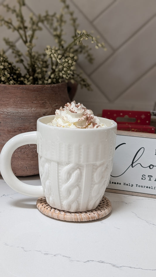 Cream Sweater Coffee Mug