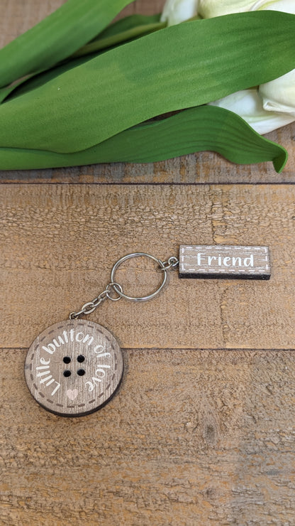 Button Keyring