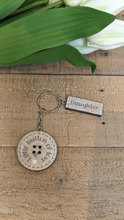 Button Keyring