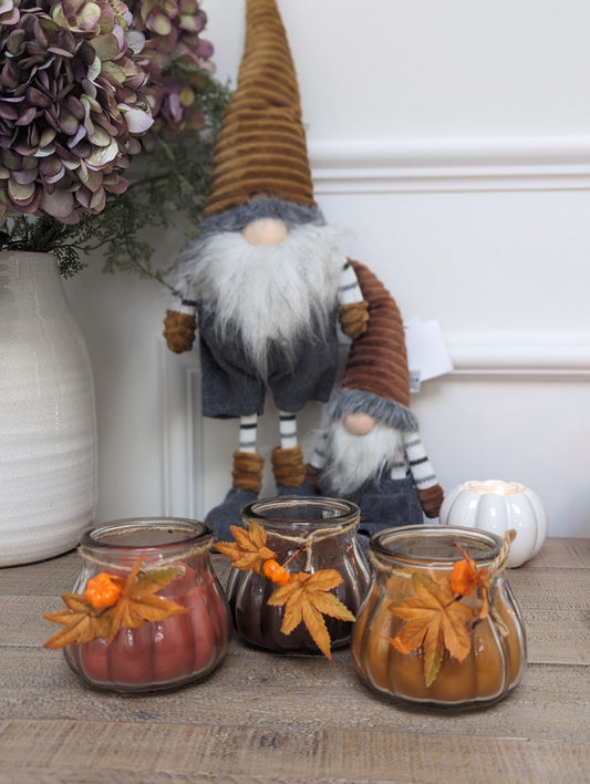 Autumn Candle Pots