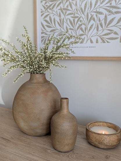 Brown Melange Vases
