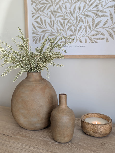 Brown Melange Vases
