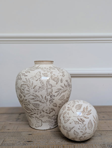 Vintage Floral Vase