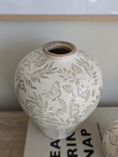 Vintage Floral Vase