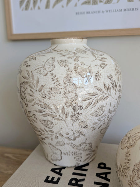 Vintage Floral Vase