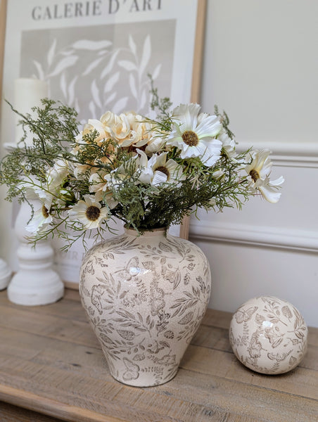 Vintage Floral Vase