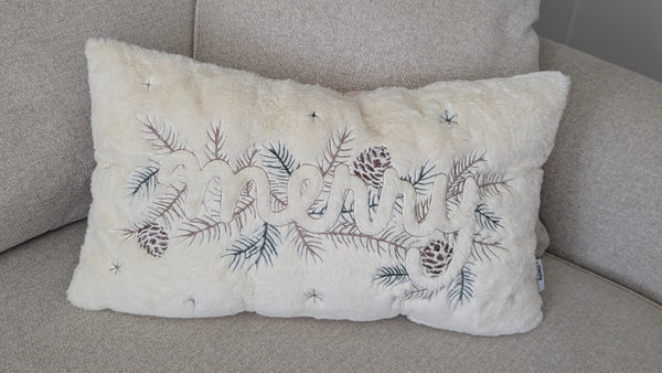 Cream 'Merry' Cushion