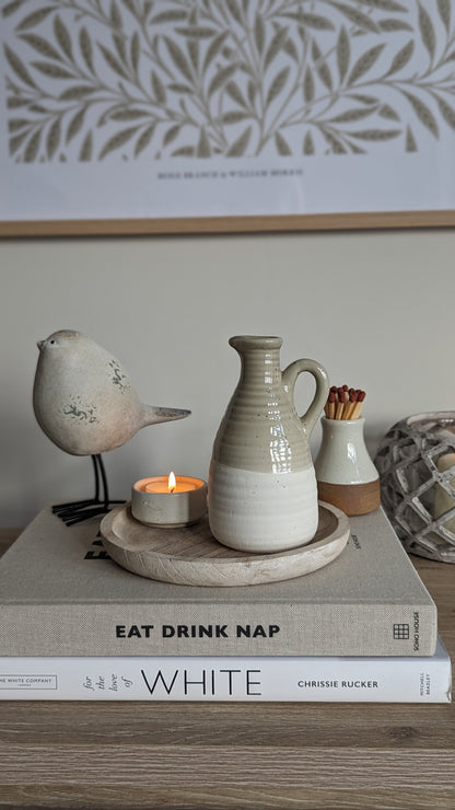 Mini Stoneware Two Tone Jug