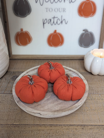 Set of 3 Miniature Pumpkins
