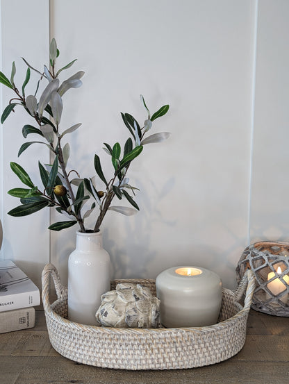 Stoneware Candle Holder