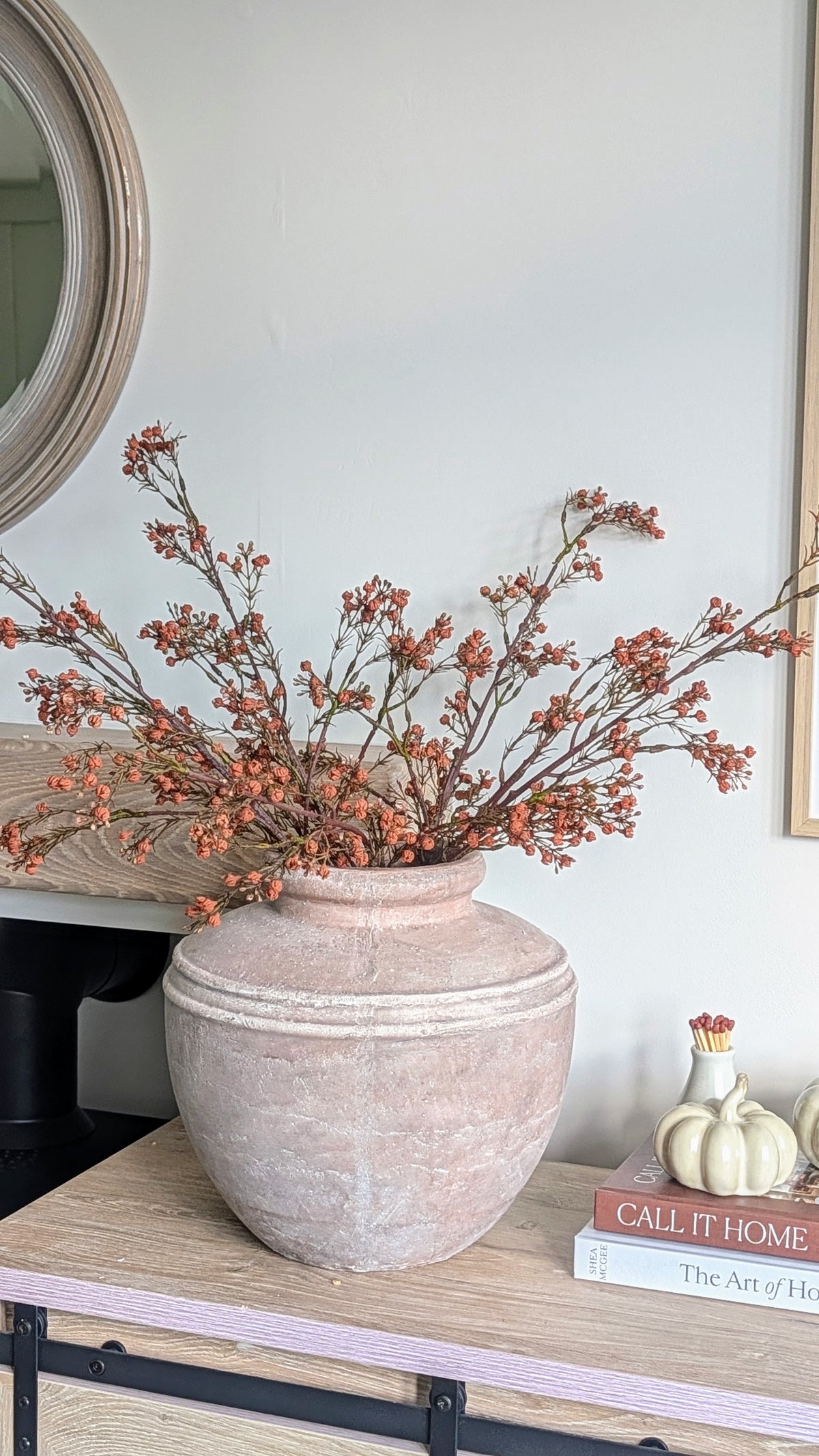 Autumn Gypsophilia Spray