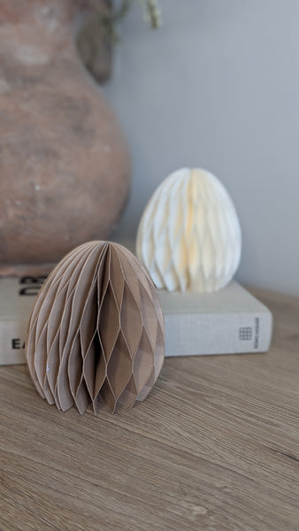 Paper Egg Ornaments