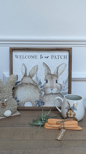 Welcome to our Patch Framed Bunny