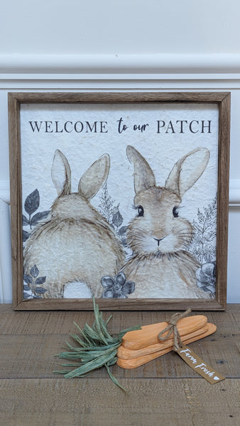 Welcome to our Patch Framed Bunny
