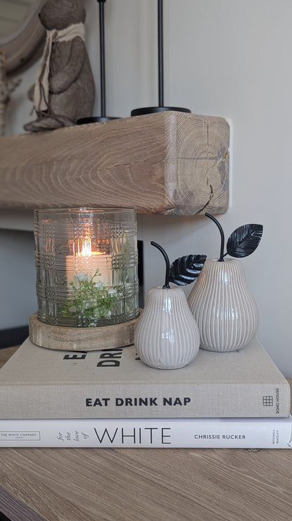 Rustic Pear Ornament