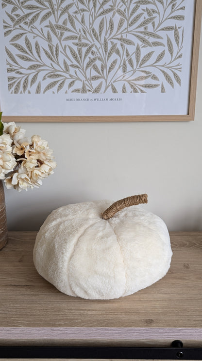 Fluffy Pumpkin Pillow