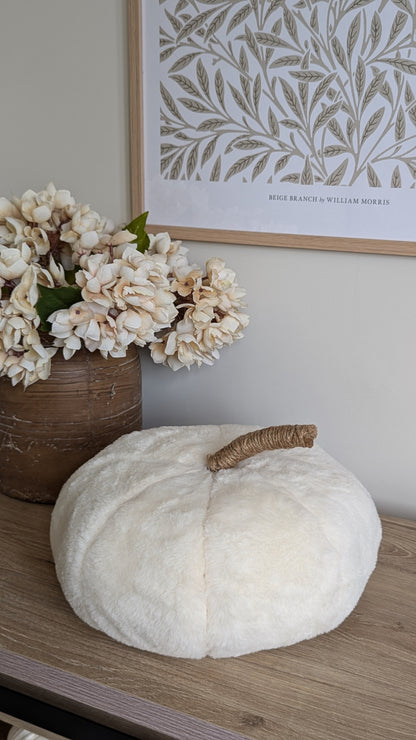Fluffy Pumpkin Pillow
