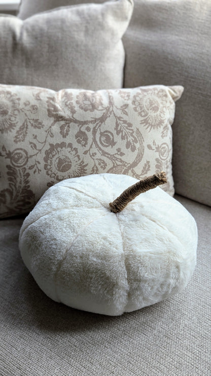 Fluffy Pumpkin Pillow