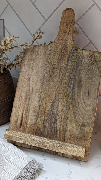 Mango Wood Recipe Stand