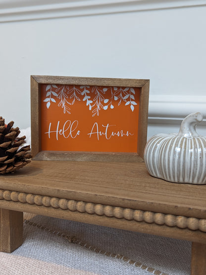 Mini Rectangular Autumn Plaques