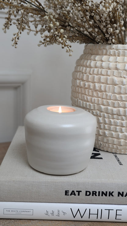 Stoneware Candle Holder