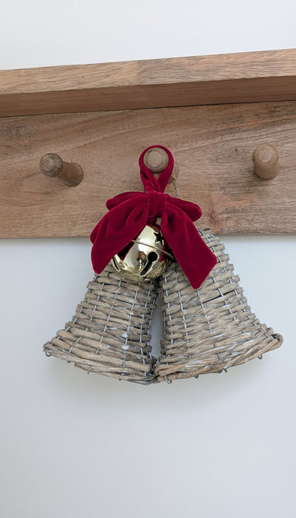 Wicker Bell Decoration