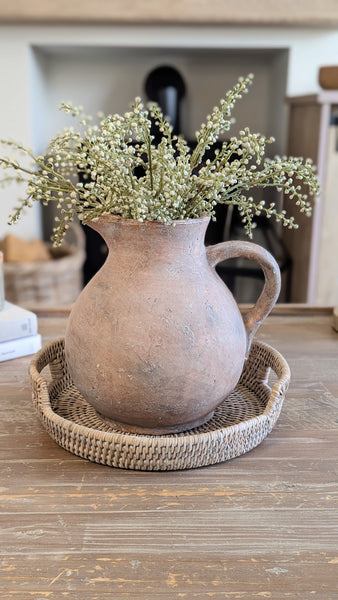 Round Rattan Trays