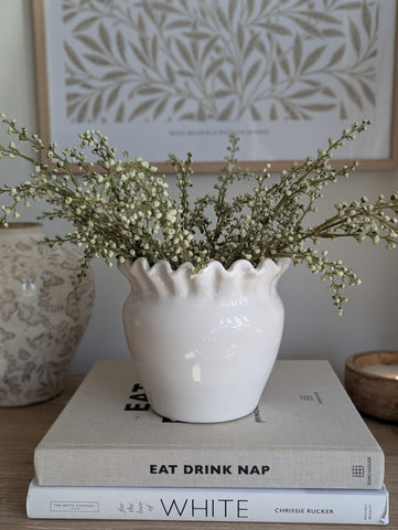 Evie Ruffle Vase