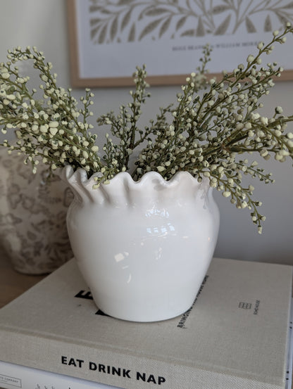 Evie Ruffle Vase