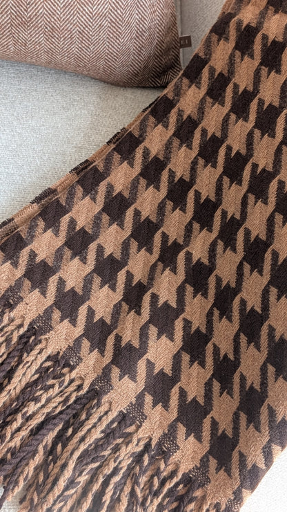 Brown and Rust Throw