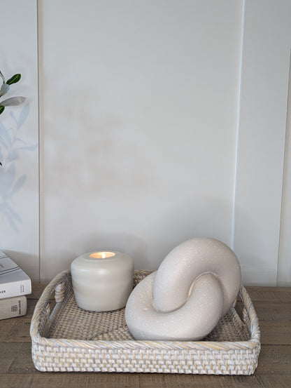 Stoneware Candle Holder