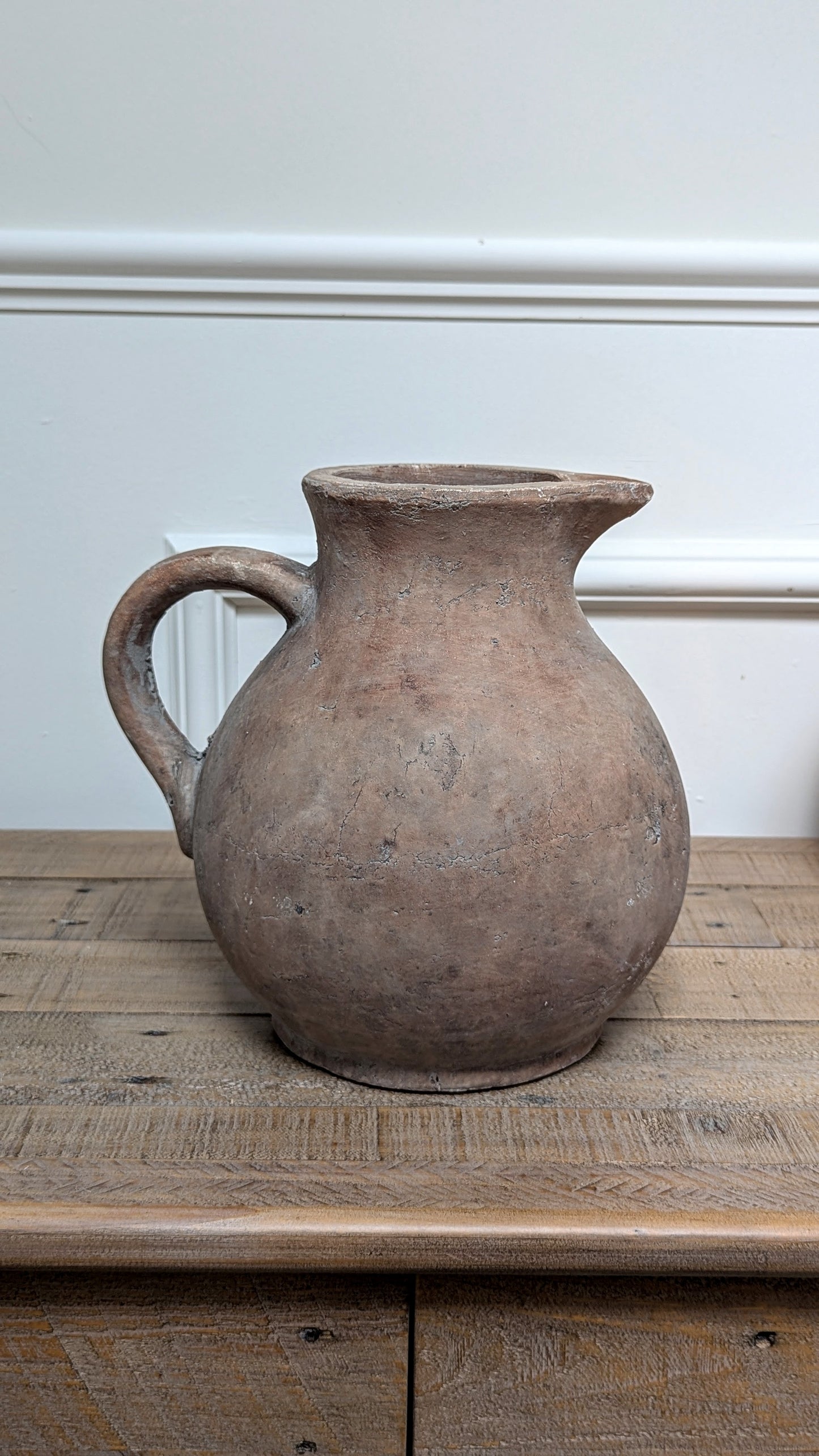 Rustic Brown Jug Vase