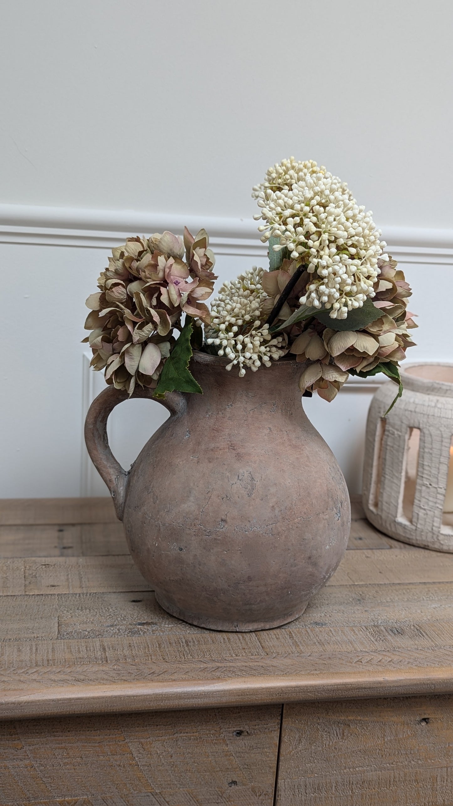 Rustic Brown Jug Vase