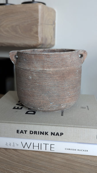 Rustic Brown Pot