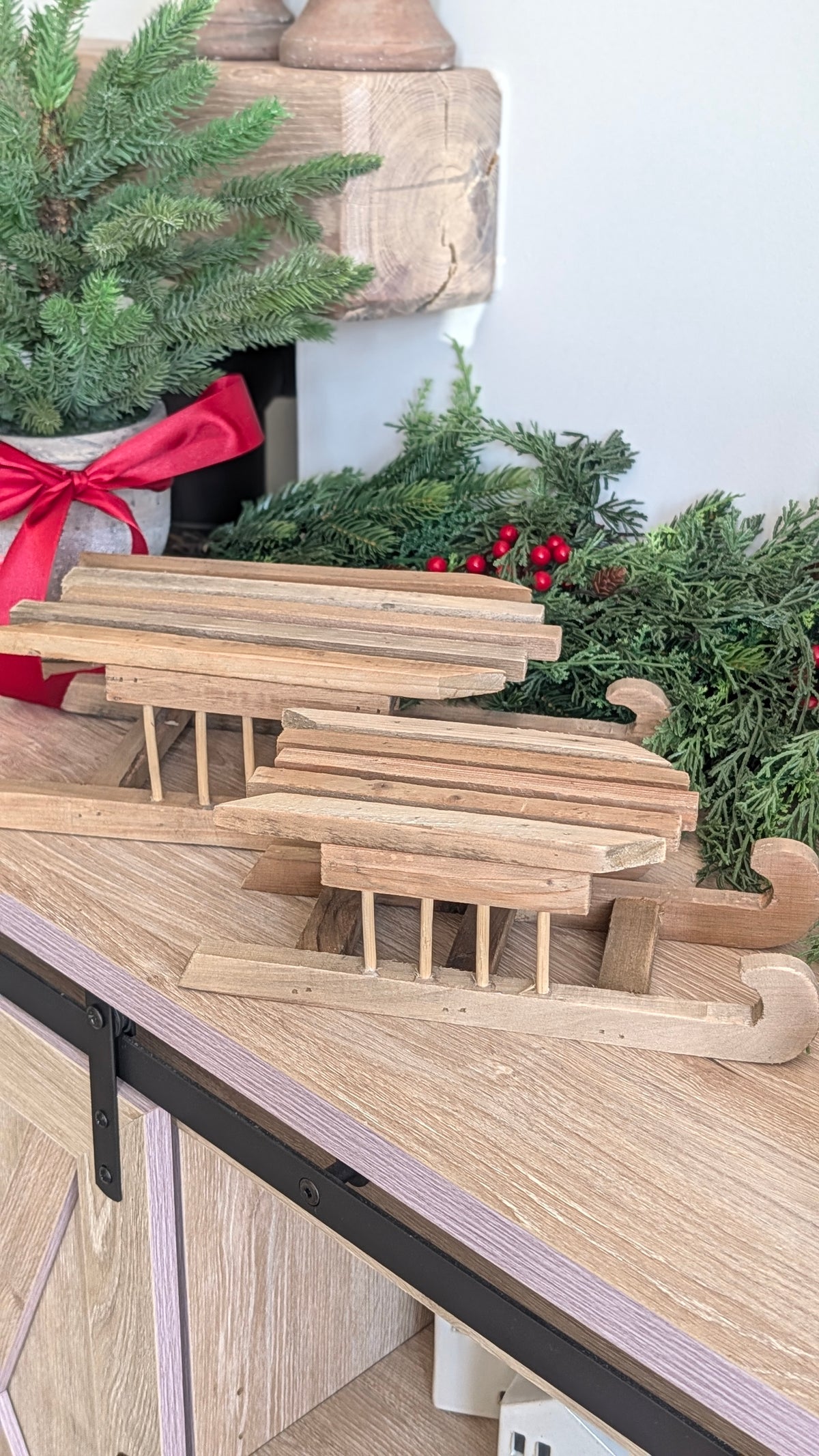 Rustic Wooden Sleighs