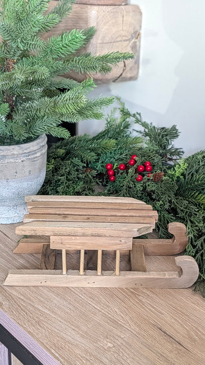 Rustic Wooden Sleighs