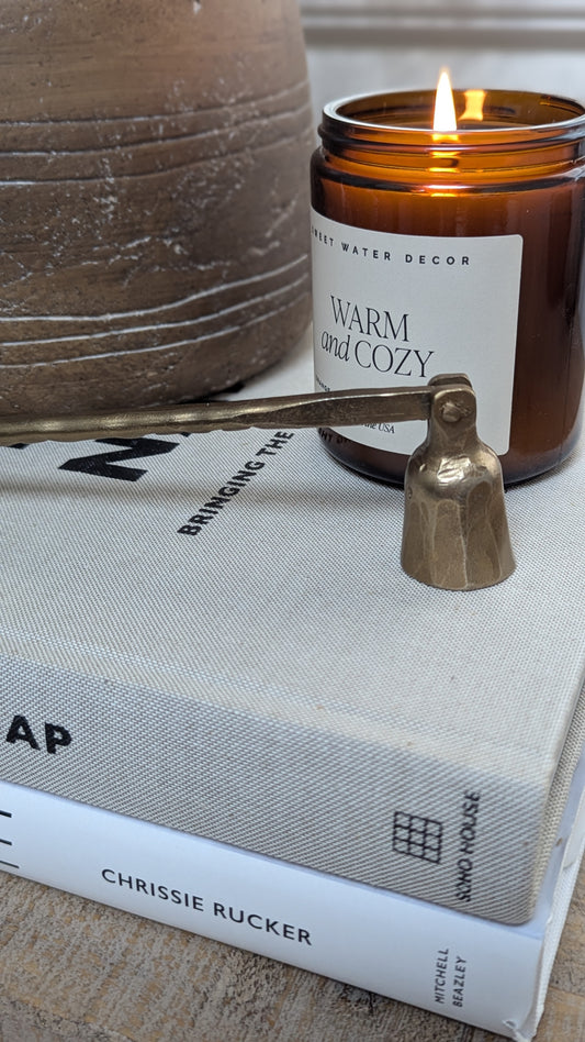 Forged Brass Candle Snuffer