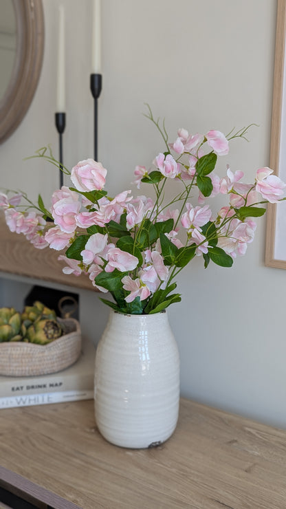 Pale Pink Sweetpea Stems
