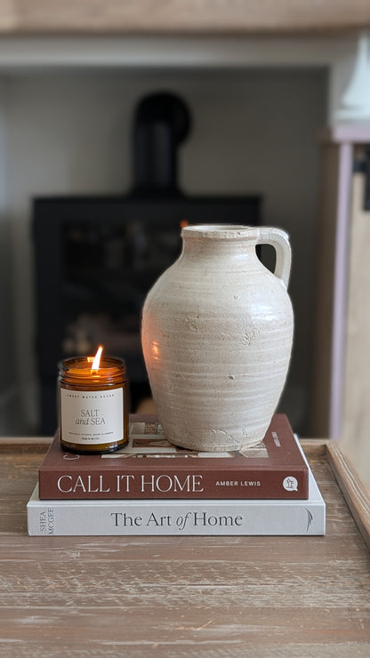 Rustic Glazed Jug Vase