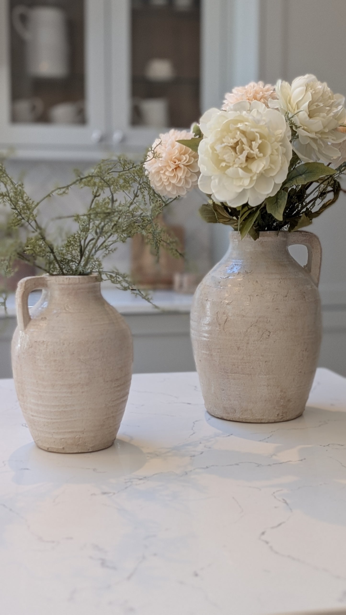 Rustic Glazed Jug Vase