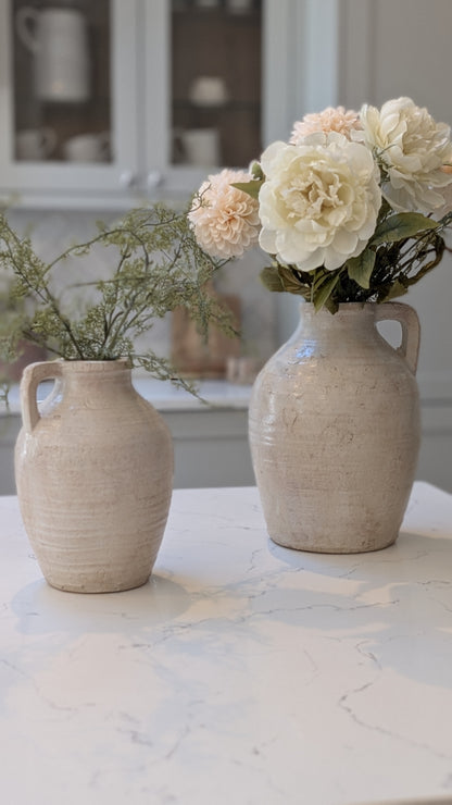 Rustic Glazed Jug Vase