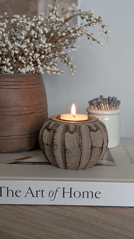 Rustic Tealight Holders