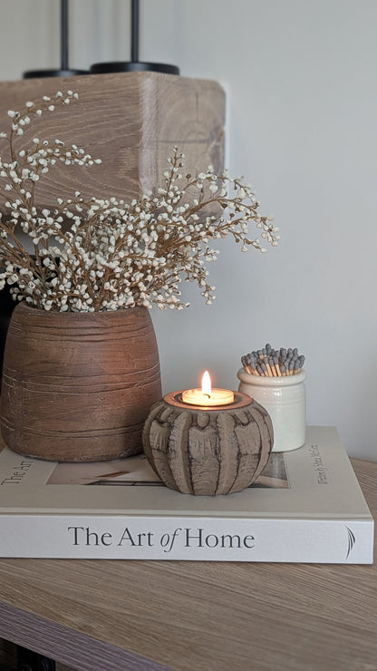 Rustic Tealight Holders