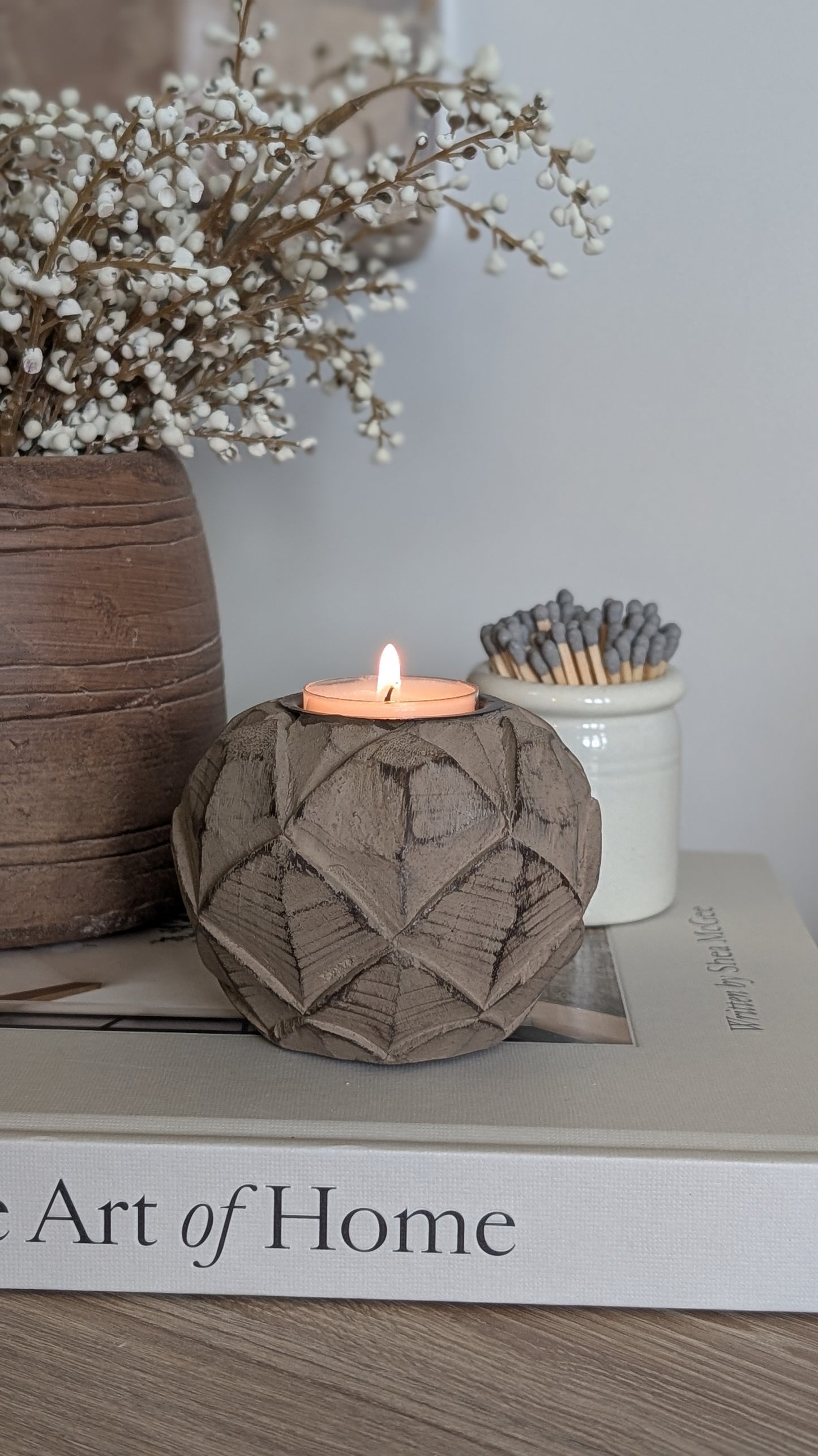 Rustic Tealight Holders