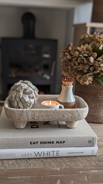 Rustic Footed Tray