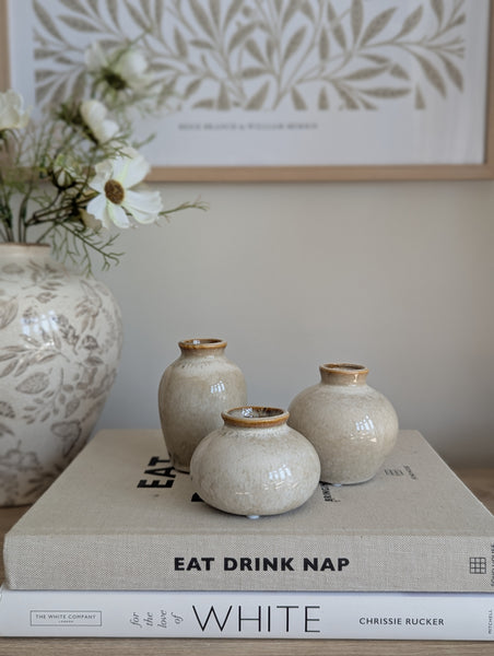 Trio of Mini Vases
