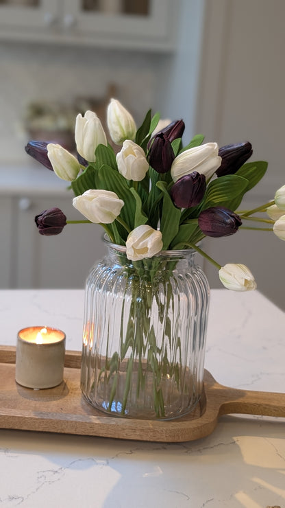 White Tulip Bunch