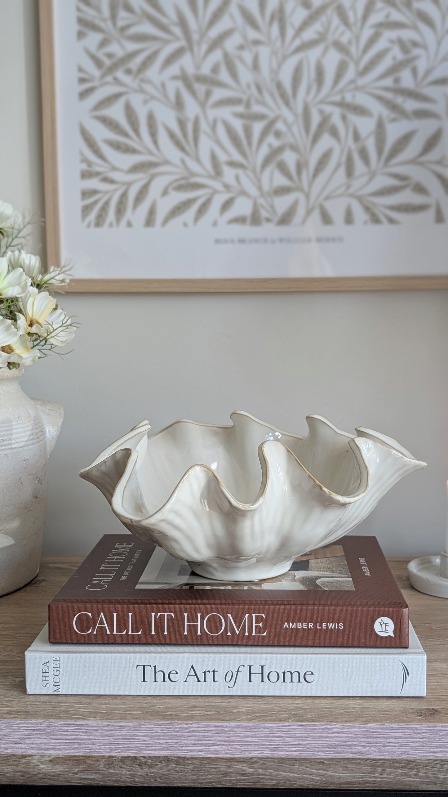 Waved Glazed Bowl