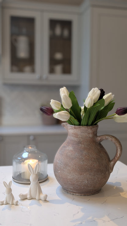 White Tulip Bunch