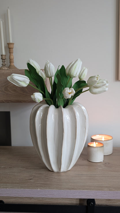 White Tulip Bunch
